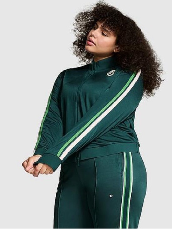 PINK Victoria's Secret Jackets & Blazers - PINK Track Star Full-Zip Jacket